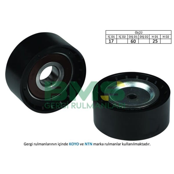 BMS 130 Alternatör V Kayış Rulmanı Partner 1.9 Dw8