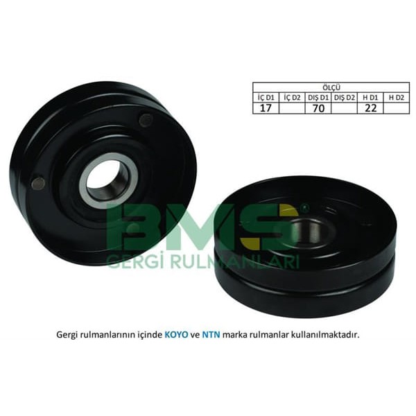 BMS 138 Alternatör Gergi Rulmanı Rover Voyager I Chrysler 825D 17×70×22