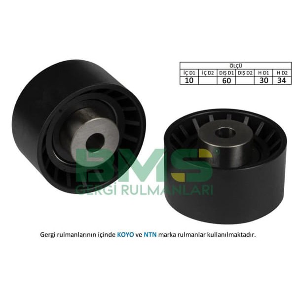 BMS 139 Eksantrik Gergi Rulmanı Orta Escort V-VI-Vıı 92-99 -Fiesta III 92-95 -Mondeo 1.6İ 16V-1.8İ