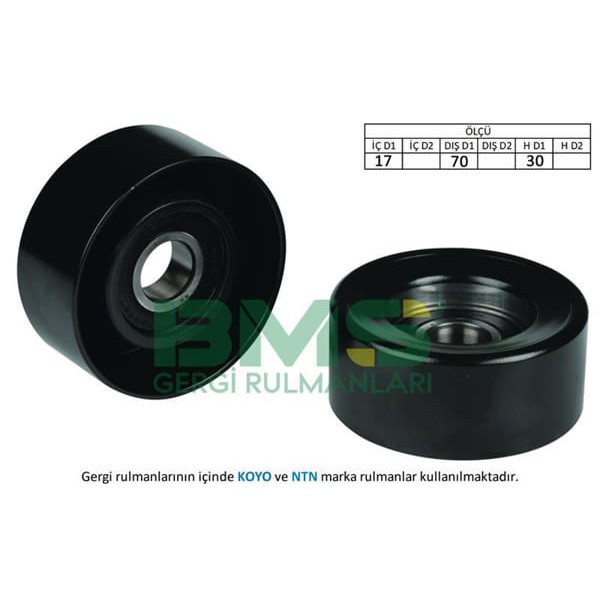 BMS 140 Alternatör V Kayış Gergi Rulmanı 17×70×30 Civic VI Vıı 1.6 1.8 Benzinli 