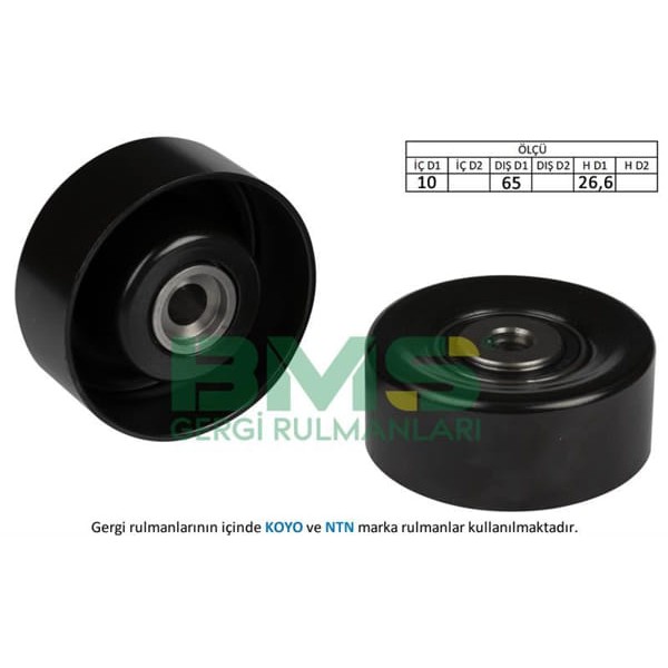 BMS 141 Alternatör V Kayış Gergi Rulmanı 106 206 306 Xsara Xm Saxo 1.1I 1.4İ 1.6 1.6 16V 1.6İ Ölçü 1