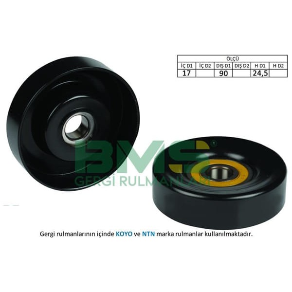 BMS 198 Alternatör V Kayış Gergi Rulmanı A4 A5 A6 Transporter V 