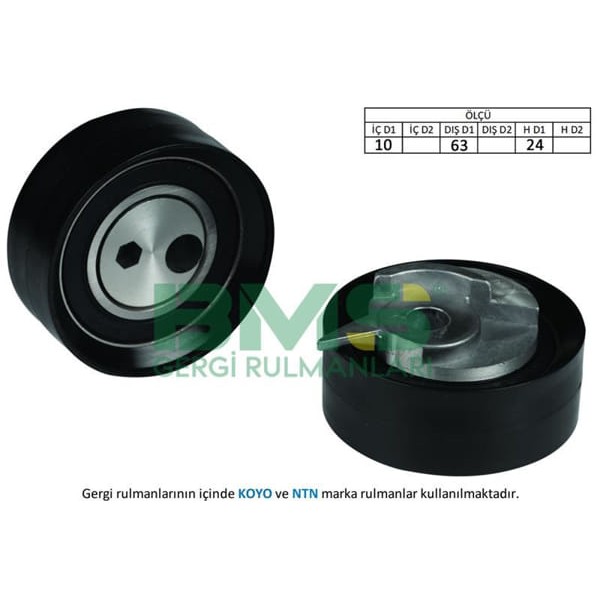 BMS 212 Bms Gergi Rulmanı 