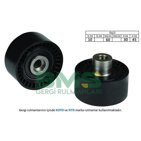 BMS 222 Alternatör V Kayış Gergi Rulmanı Avare 107 206 206 307 C2 C3 Xsara Fıesata 1.4HDI 1.6HDI Foc 