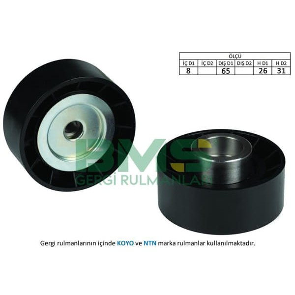 BMS 243 Alternatör Kasnağı Mondeo III V184 01-07 Tarnsıt V347 Ducato Boxer Jumper III 22Dt Puma 06-