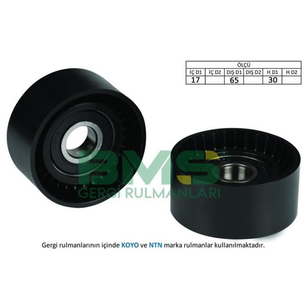 BMS 259 Alternatör Gergi Rulmanı 145-146-147-155-156-166-Gtv-Spıder 1.4-16V-1.6 16V-1.8 16V-1.9Jtd-9