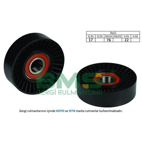 BMS 269 Bms Gergi Rulmanı 