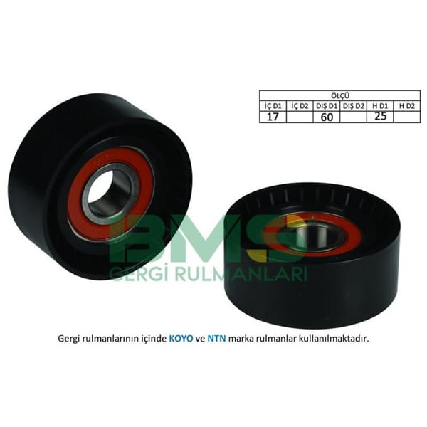 BMS 271 V-Kayış Gergi Rulmanı Admire - Getz Dizel 3 Silind 