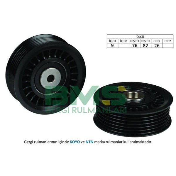 BMS 274 Alternatör V Kayış Gergi Rulmanı Crafter 2.5 