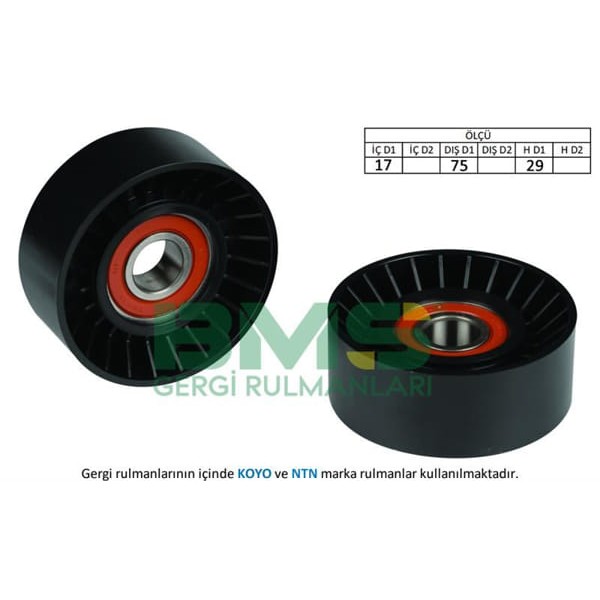 Muhtelif 292 Gergi Rulmanı Crafter 2,5 TDI