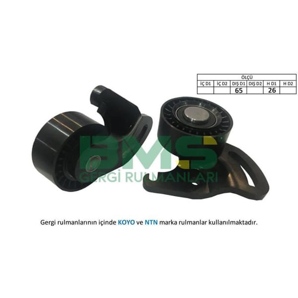 BMS 315 Alternatör Gergi Rulmanı Ayaklı CLIO II-III-Kangoo-Megane II- Scenic II-Logan-Note 1.5DCI 1. 