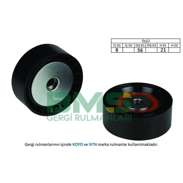 BMS 337 Alternatör Gergi Rulmanı CLIO-Kangoo 1.2 16V 01 