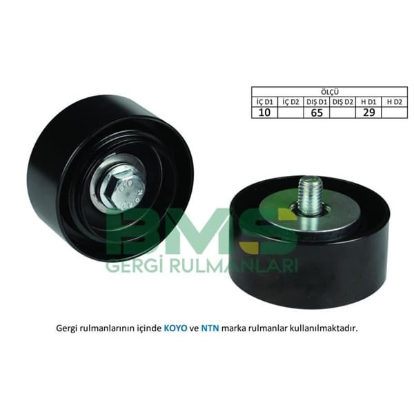 BMS 374 V Kayış Gergi Rulmanı Isuzu 