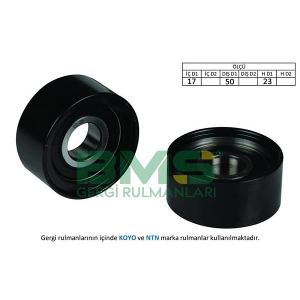 BMS 379 Bms Gergi Rulmanı