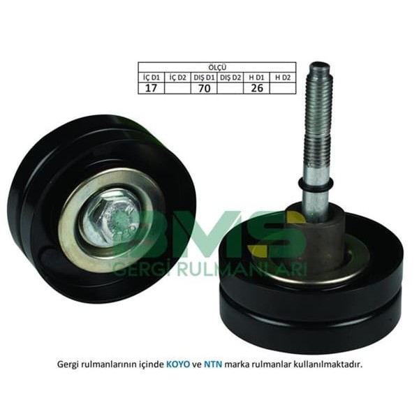 BMS 390 Alternatör Gergi Rulmanı Golf5-6-Jetta-Passat-Tiguan-A3-Scırocco 1.4 Tsı Blg-Bmy-Cava 