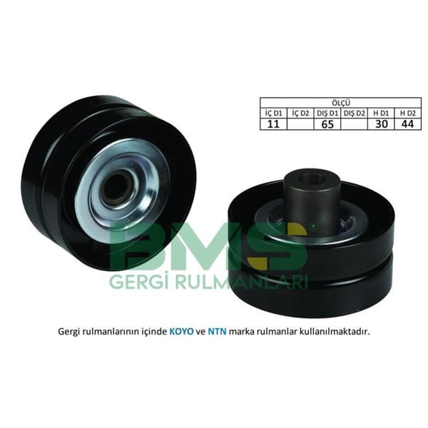 BMS 443 Alternatör V Kayış Gergi Rulmanı Tek Rulman Transit V347-V348 Tt9 2.2 155Ps 11-14 Yeni Trans 