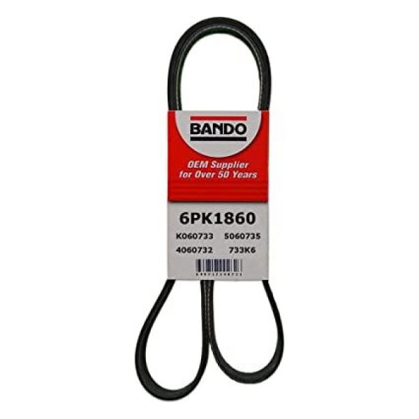 BANDO 6PK1860 Kanallı Kayış Opel Zafira 2.0-2.2D 16V (99-05) Sıgnum 3.2 Peugeot Cıtr Audi Chevrolet 