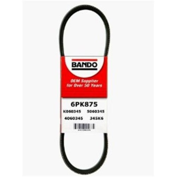 BANDO 6PK875 Kanallı Kayış Movano Master 2.5D 8V 98-03 Peugeot Cıtr Boxer Jumper 2.0HDI 2.2HDI 8V 01