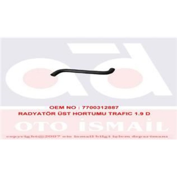 BODUROGLU 71270 1770 Radyatör Üst Hortumu Trafic 1.9 D