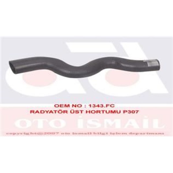 BODUROGLU 73167 Radyatör Üst Hortumu P307 