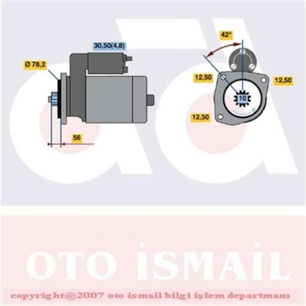 BOSCH 1123012 Marş Motoru Golf V Jetta III Passat Caddy Yeni Model Caddy III Transporter T5 1.9 TDI 