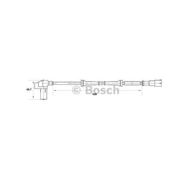 BOSCH 265006383 Devir Sensörü Teker CLIO 98-05 CLIO II 98- CLIO II