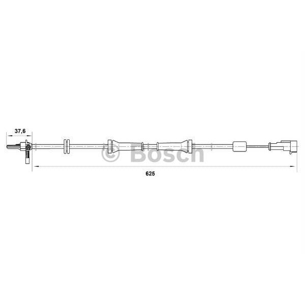 BOSCH 265007018 Abs Sensörü Arka 156 1.8 2.0 1.9 Jtd 2.4 Jtd 