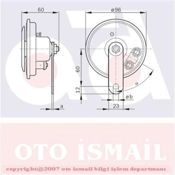 BOSCH 986320132 Korna Dıdıt 12V 30W 
