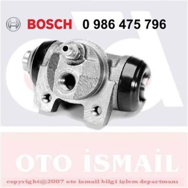 BOSCH 986475796 Fren Silindiri 405 4 Break 06.92-04.97- 20.6Mm
