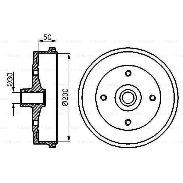 BOSCH 986477030 Fren Kampanası