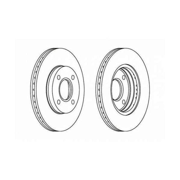 BOSCH 986478068 Fren Diski Ön 221.0 /10.0-8.7 Mm]