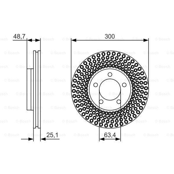 BOSCH 986479701 Fren Diski 