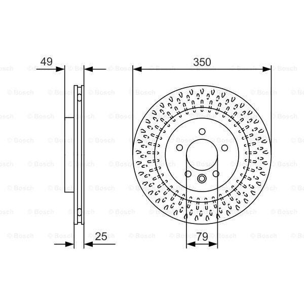 BOSCH 0986479D31 Fren Diski 