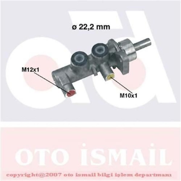 BOSCH 986480859 Fren Ana Merkezi Corsa C 1.2 1.3Cdtı 1.4 1.7Cdtı 16V 00- 22.2Mm 
