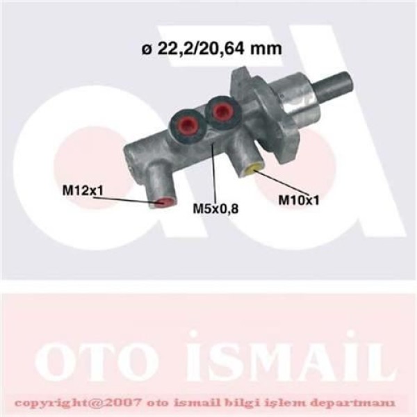 BOSCH 986480877 Fren Ana Merkezi Bmw E46 316I 318I 320I 323I 325I 328I 320D-316Tı 98-05 22Mm 