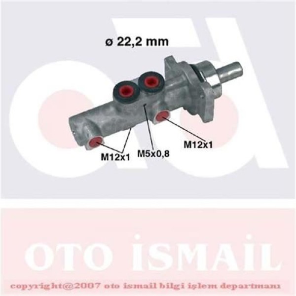 BOSCH 986480879 Fren Ana Merkezi C2 1.4 1.4 16V 1.6 03-C3 1.4İ 1.4İ 16V 03- 22.2Mm