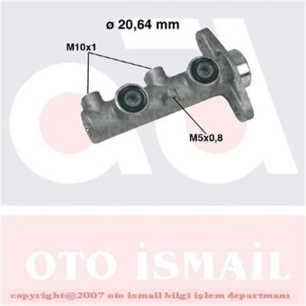BOSCH 986480881 Fren Ana Merkezi Jazz II 1.2 Gd 02-08 20.6Mm