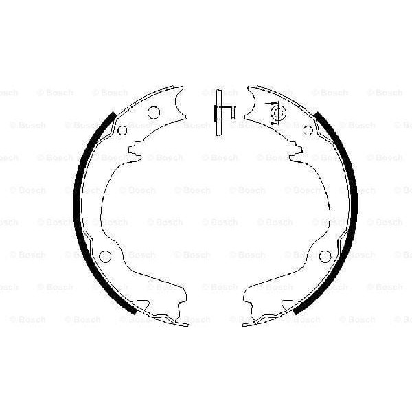 BOSCH 986487681 El Fren Balatası 200×45 Mm] 