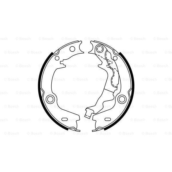 BOSCH 986487761 El Fren Balatası Accent Era 07- / Rio 168X32 