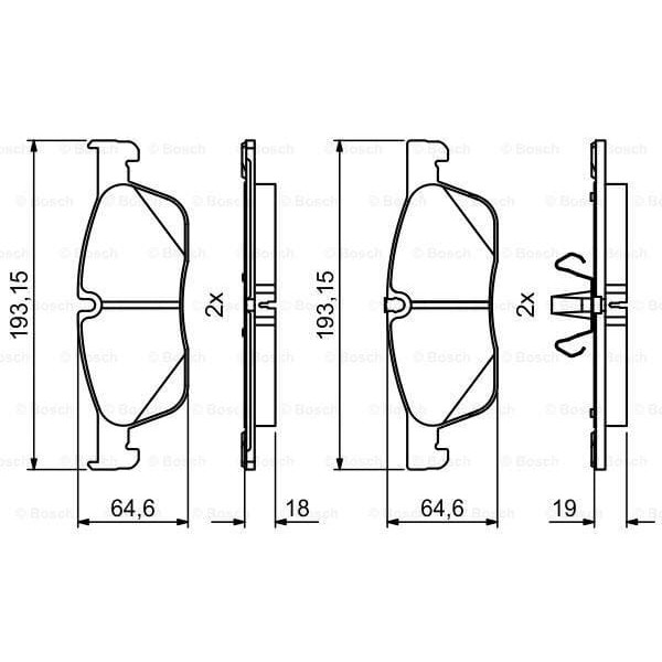 BOSCH 986494818 Fren Sistemleri 