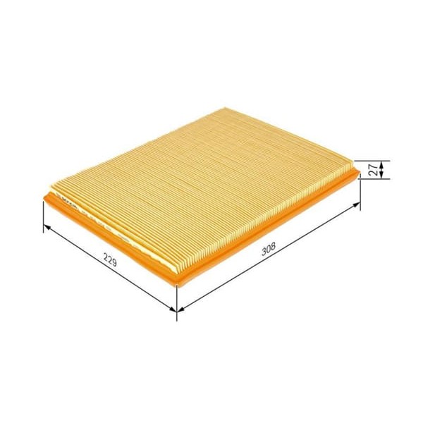 BOSCH 1457433007 Hava Filtresi Astra F 91-98 1.4I 1.6I 1.7Td 1.8I 2.0