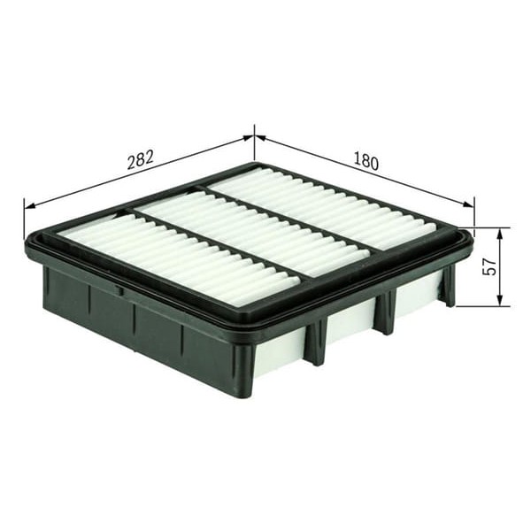 BOSCH 1457433070 Hava Filtresi Transit V184 Transit V347 2.2 TDCI 2.4 TDCI 2.5 DCI