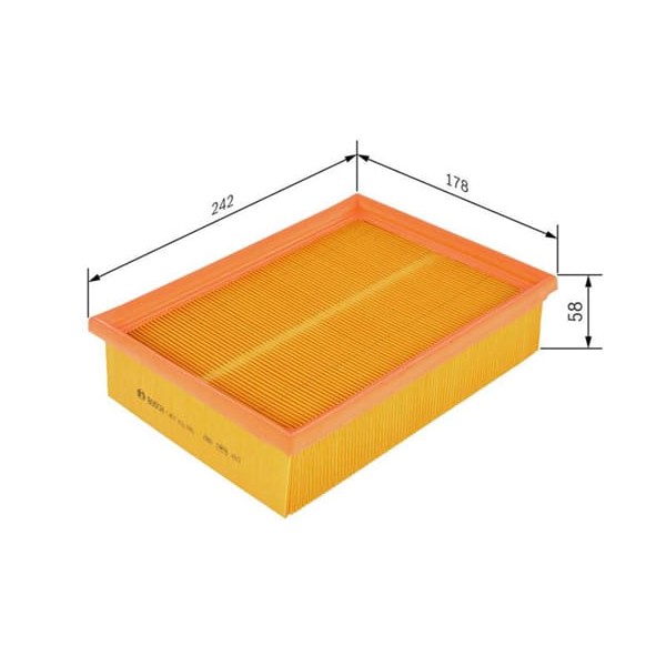 BOSCH 1457433085 Hava Filtresi Bmw 3 Bmw 5 Bmw 7 Bmw Z3 Bmw Z5 