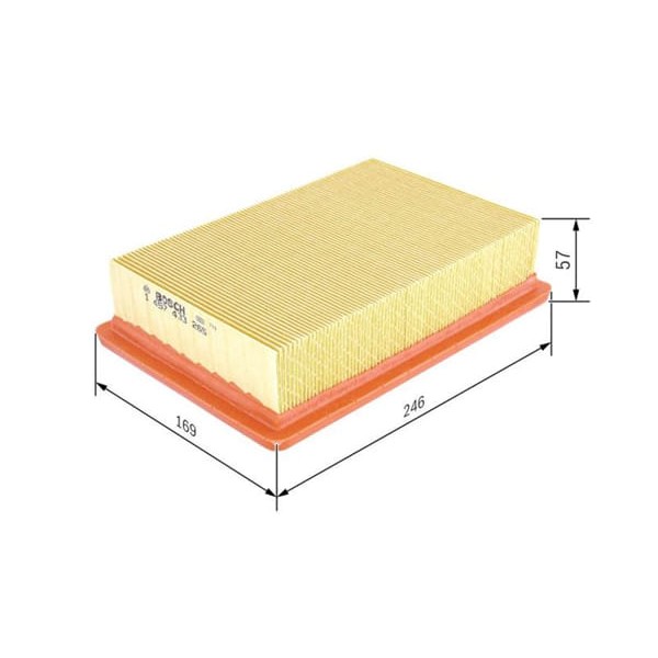 BOSCH 1457433265 Hava Filtresi Marea Brava Bravo / 145 146 155 156 1.4İ 1.6 16V 1.8İ 1.9 Jtd 2.0 20V 