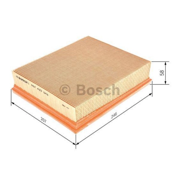 BOSCH 1457433549 Hava Filtresi Discovery II Land Rover Defender Range Rover II Freelander Land Rover