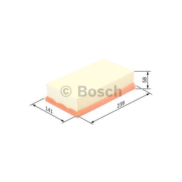 BOSCH 1457433595 Hava Filtresi CLIO III 1.4 16V Micra 03- Note 06- 