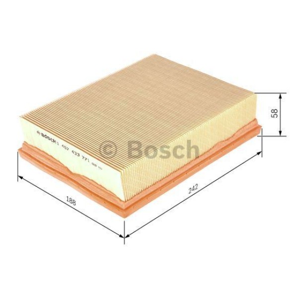 BOSCH 1457433771 Hava Filtresi Vectra B 2.0D 