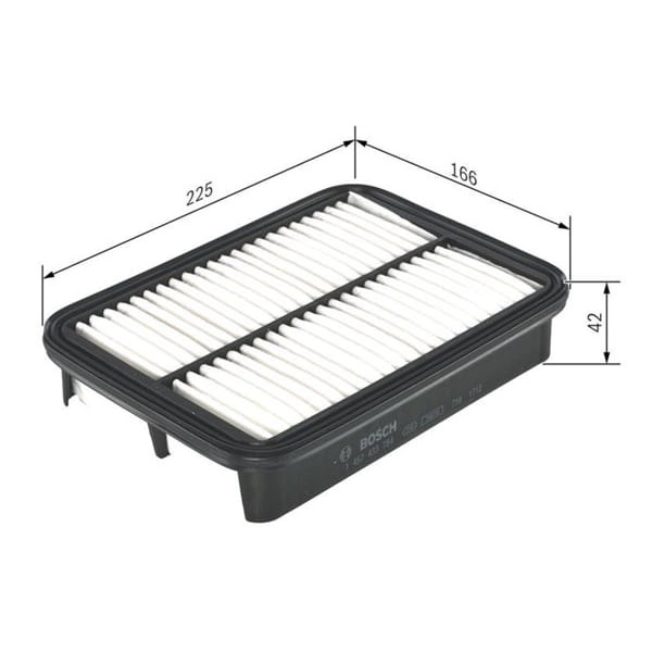 BOSCH 1457433784 Hava Filtresi Corolla Ae111 98-02 1.3 Inj. 