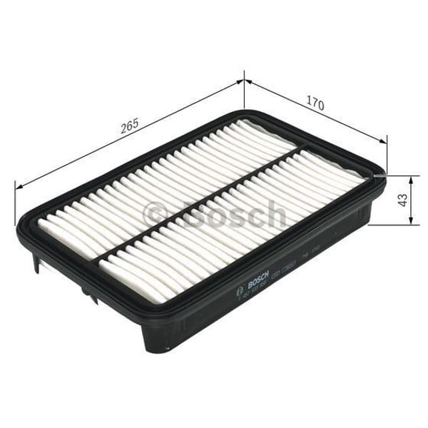BOSCH 1457433958 Hava Filtresi Corolla Ae101 93-98 Corolla 93-98 1.6Ie