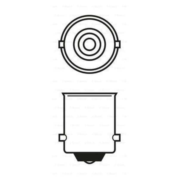 BOSCH 1987301517 Ampul - Led Retrofit - 12 V P21W - 1 W - Ba15S 